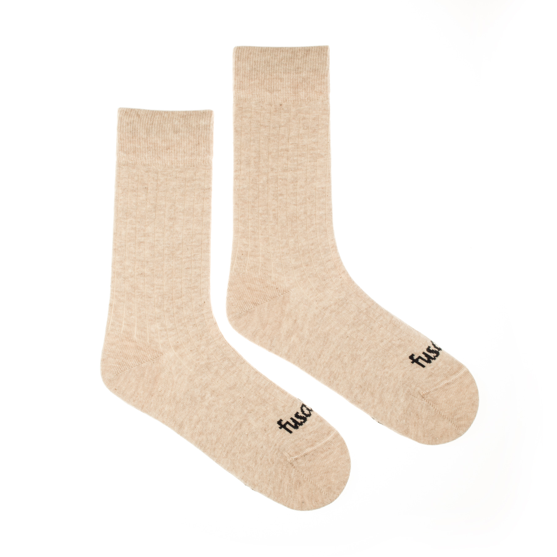 Ponožky Rebro béžové