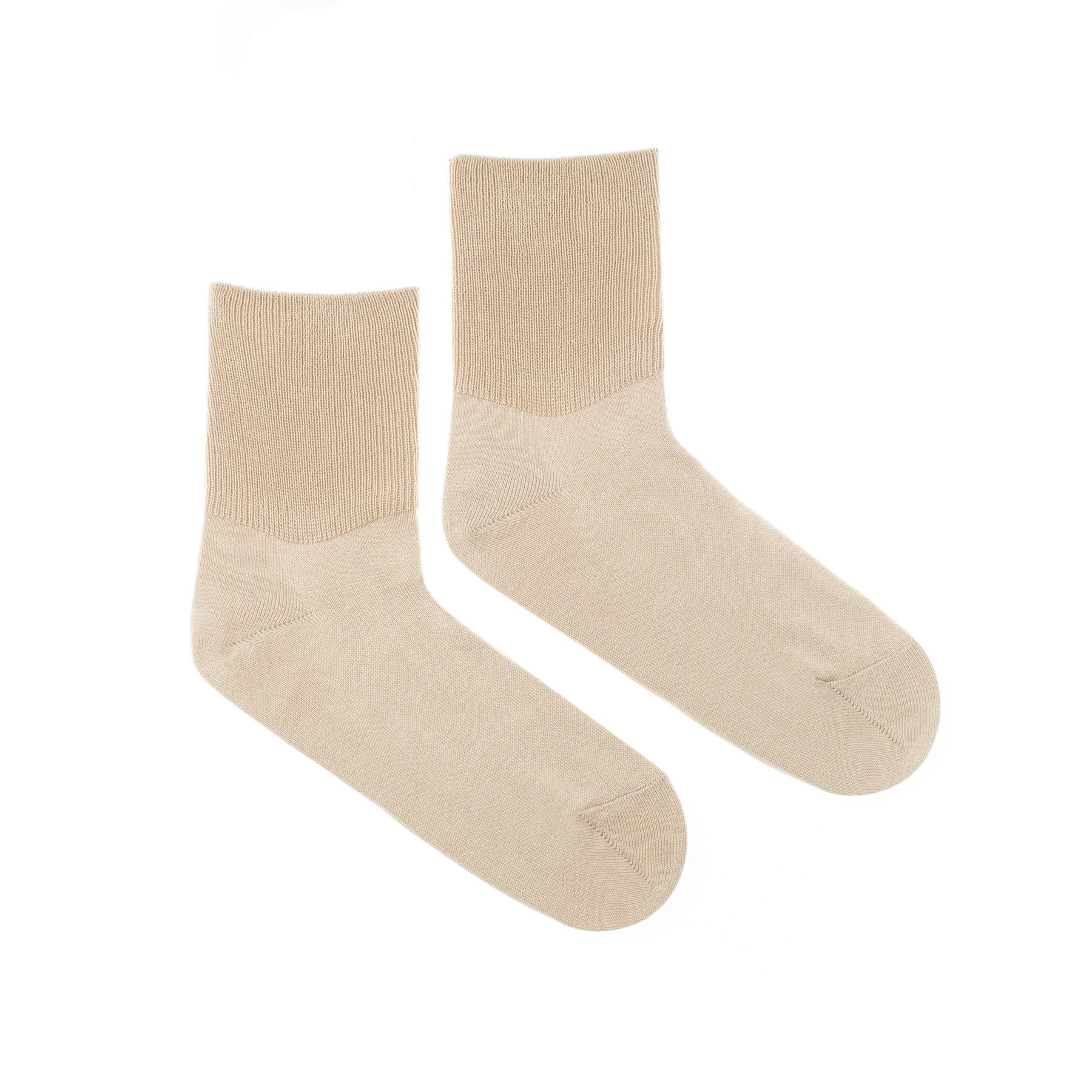 Ponožky Diabetické s vysokým lemem béžové Fusakle