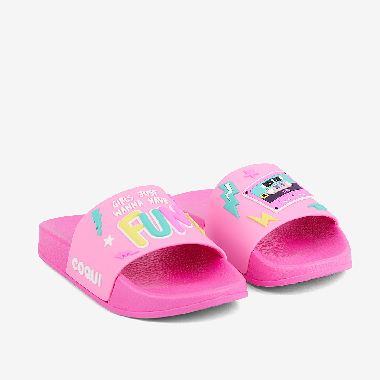 Dětské pantofle COQUI RUKI 90\'s růžové Fusakle