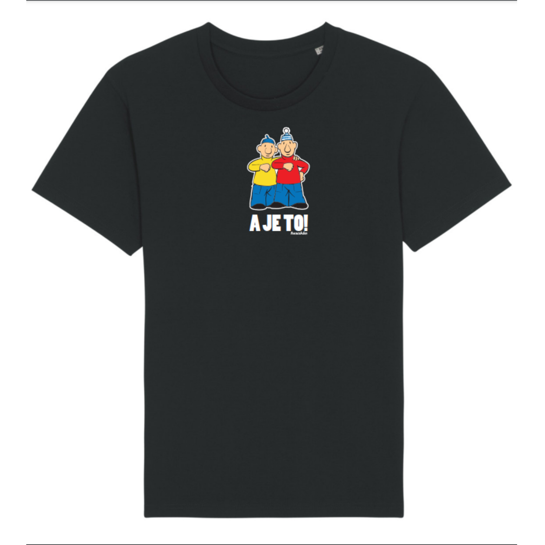 Tričko Pat a Mat - A je to! čierne
