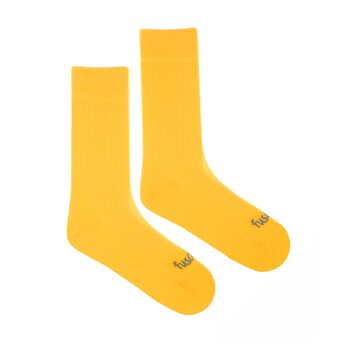 Ponožky Rebro žlté