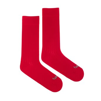 Ponožky Žebro červené