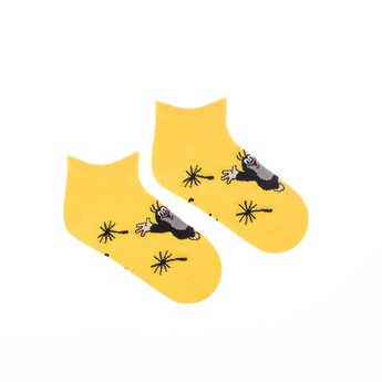 Detské členkové ponožky Krtek žltý
