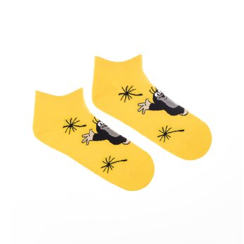 Členkové ponožky Krtek žltý