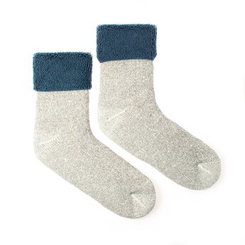 Vlněné ponožky Vlnáč Kožich modrý
