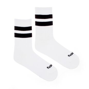 Ponožky Sport proužek bíle