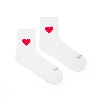 Trojštvrťové ponožky Srdce