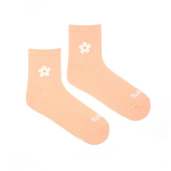 Tříčtvrteční ponožky Květ