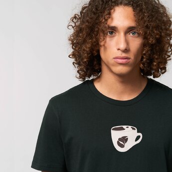 Quietschendes T-Shirt, Kaffee