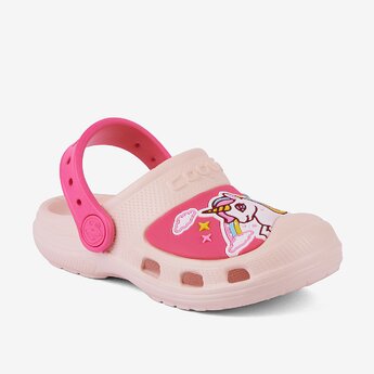 Coqui šľapky Maxi detské rúžové Unicorn