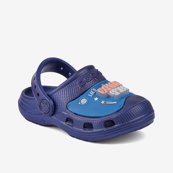 Detské clogsy COQUI MAXI Blue Space Flash modré