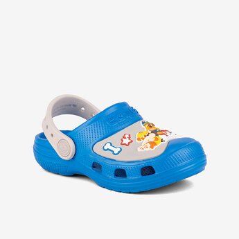 Detské clogsy COQUI MAXI modré/sivé Paw Patrol Chase
