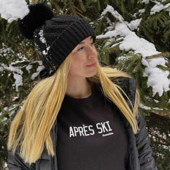 Mikina Apres Ski čierna