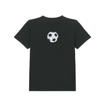 Tričko dětské Pískací Fotbalový míč černé