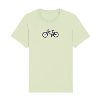 Tričko Pískacie bicykel svetlo zelené