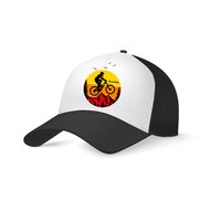 0152 Siltovka Biker biela cierny silt s logom