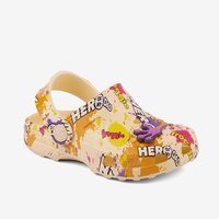 Detské clogsy COQUI LITTLE FROG pastelovo žlté Hero + amulet