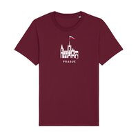 FSKL tricko urban prazsky hrad burgundy